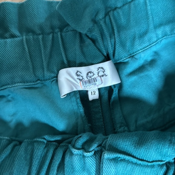 Sea NY Green Denim High Waisted Pants Size 12 - Picture 3 of 3